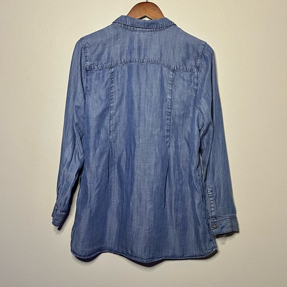 J. Jill Denim Button Down Shirt - Picture 3 of 9
